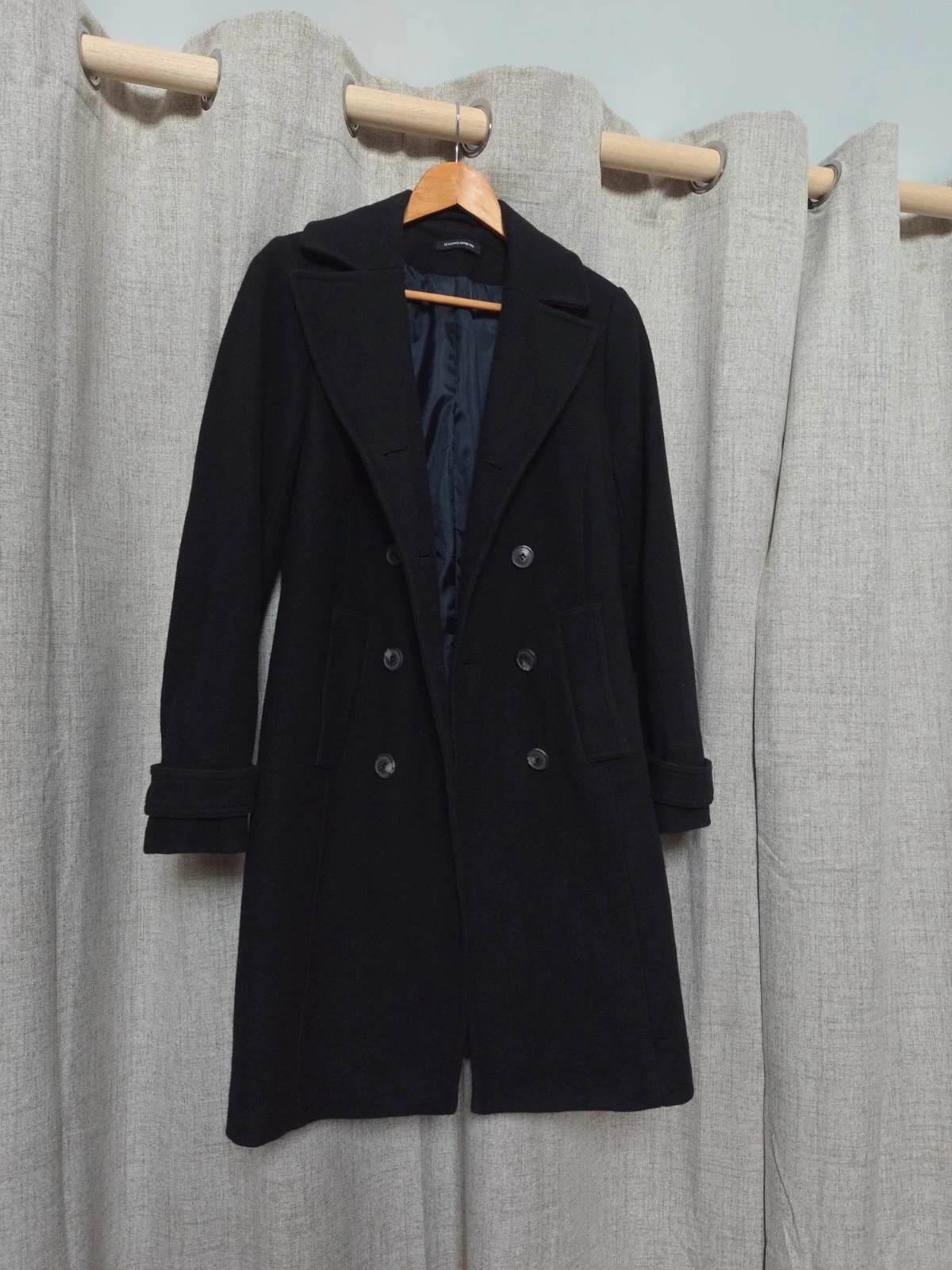 Manteau marine S monoprix excellent état